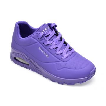 Pantofi sport SKECHERS mov, UNO, din piele ecologica