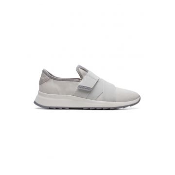 Pantofi sport slip-on de piele cu benzi elastice incrucisate Dashlight Strap