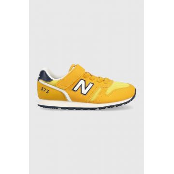 New Balance sneakers pentru copii culoarea portocaliu