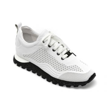 Pantofi sport GRYXX albi, 82778, din piele naturala