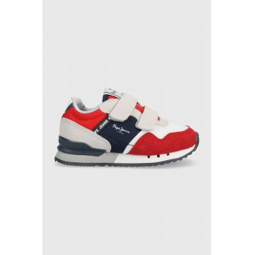 Pepe Jeans sneakers pentru copii culoarea rosu