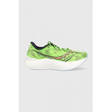 Saucony pantofi de alergat Endorphin Pro 3 culoarea verde