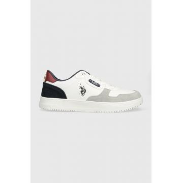 U.S. Polo Assn. sneakers RUSH culoarea alb