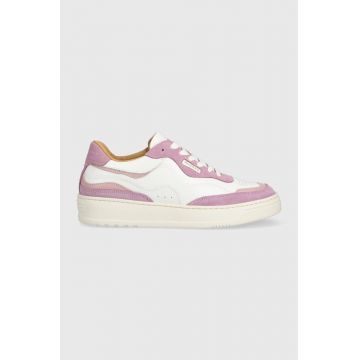 Alohas sneakers din piele culoarea violet