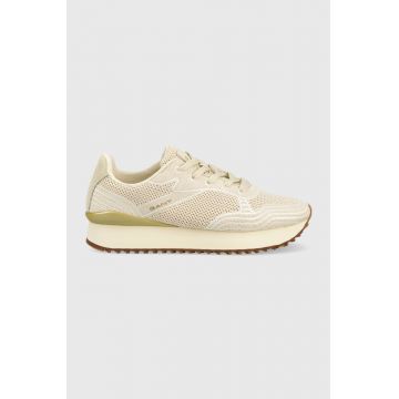 Gant sneakers Bevinda culoarea bej, 26538870.G110