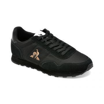 Pantofi LE COQ SPORTIF negri, 2310305, din material textil si piele intoarsa