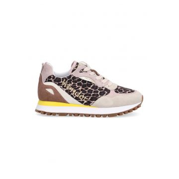 Pantofi sport cu garnituri animal print