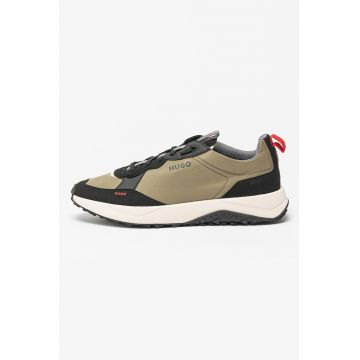 Pantofi sport din material textil cu detaliu logo Kane