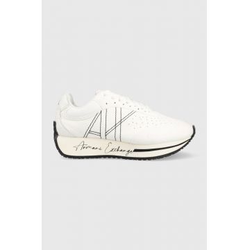 Armani Exchange sneakers culoarea alb, XDX121.XV709.N582
