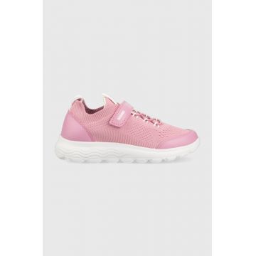 Geox sneakers pentru copii culoarea roz