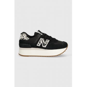 New Balance sneakers WL574ZDA culoarea negru WL574ZDA-ZDA