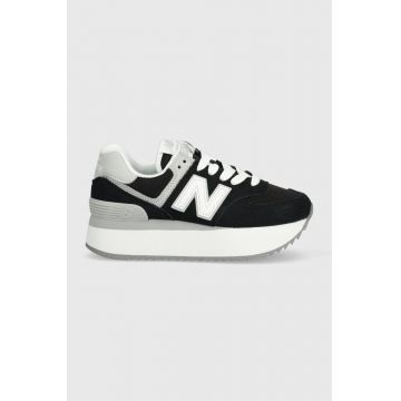 New Balance sneakers WL574ZSA culoarea negru