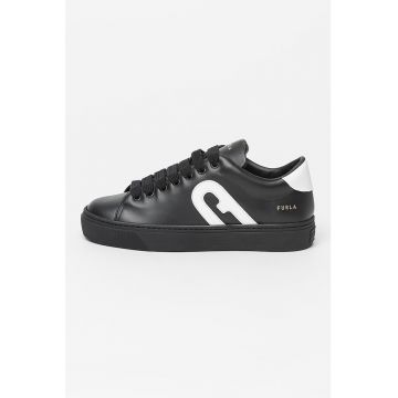 Pantofi sport de piele cu logo Joy Pantofi sport de piele cu logo Joy