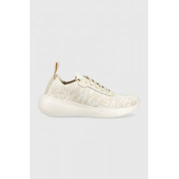 Tommy Jeans sneakers FLEXI WMN JACQUARD culoarea bej, EN0EN02142