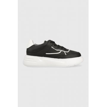 Answear Lab sneakers din piele culoarea negru