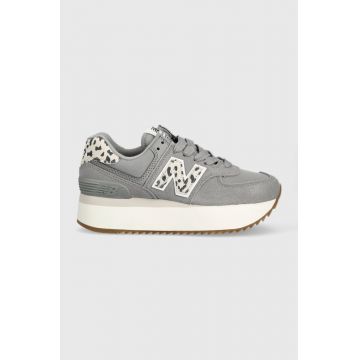 New Balance sneakers WL574ZDB culoarea gri