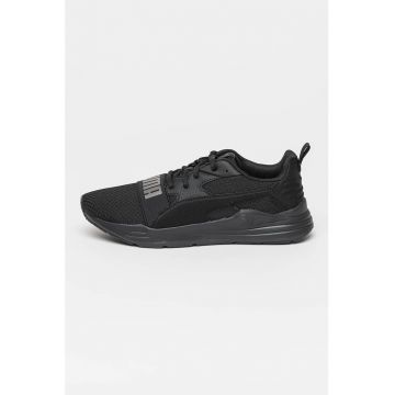 Pantofi sport din material textil cu logo Wired Run Pure - Negru