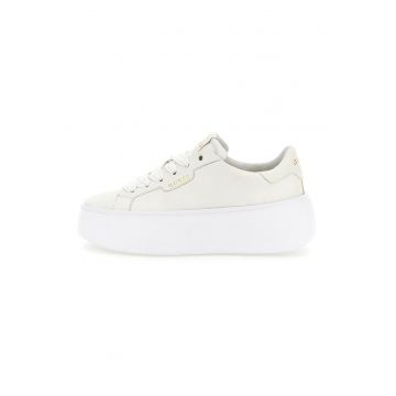 Pantofi sport flatform de piele