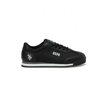 Pantofi sport low-cut cu garnituri de piele ecologica