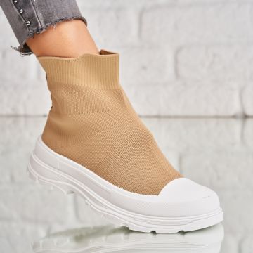 Sneakersi dama Textil Kaki Elsha