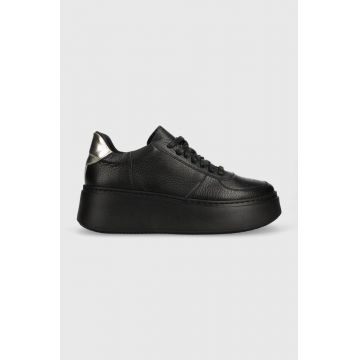 Charles Footwear sneakers din piele Zana culoarea negru, Zara