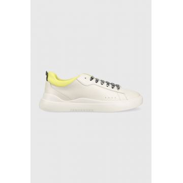HUGO sneakers din piele Blake culoarea alb, 50493145