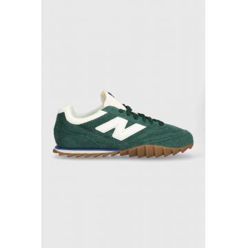 New Balance sneakers din piele intoarsă URC30RC culoarea verde