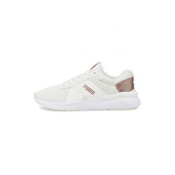 Pantofi sport de material textil cu logo Rose Raw Metallics