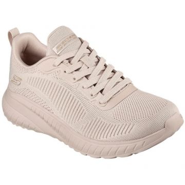 Pantofi sport femei Skechers Bobs Squad Chaos-face Off 117209-NUDE