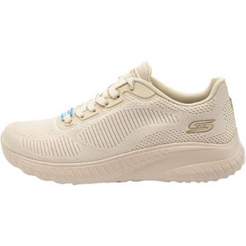 Pantofi sport femei Skechers Bobs Squad Chaos-face Off 117209-NUDE