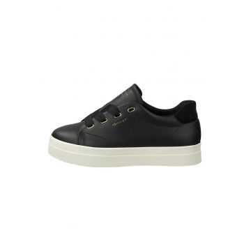 Pantofi sport flatform din piele