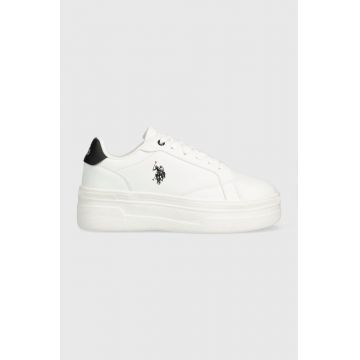 U.S. Polo Assn. sneakers CHERRY culoarea alb, CHERRY001W/BY3