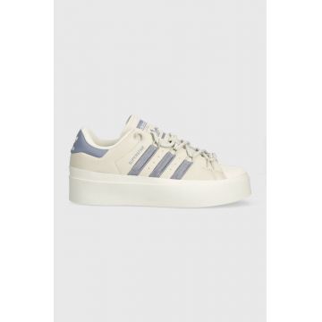 adidas Originals sneakers Superstar Bonega HQ4284 culoarea bej HQ4284-ALUMIN/SIL