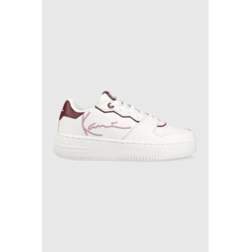 Karl Kani sneakers din piele KK 89 UP LOGO culoarea alb, 1180924 KKFWW000220