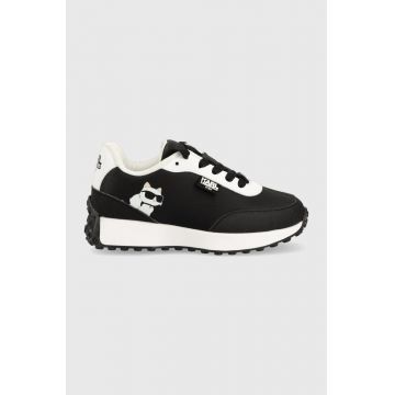 Karl Lagerfeld sneakers pentru copii culoarea negru