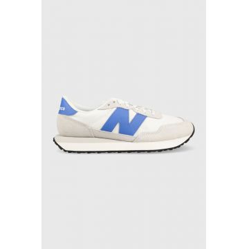 New Balance sneakers MS237BQ culoarea alb