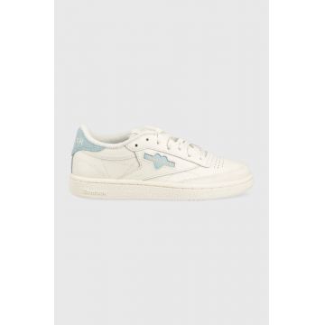 Reebok Classic sneakers din piele Club C 85 culoarea alb, GV6983 GV6983-CLK/PEA/A