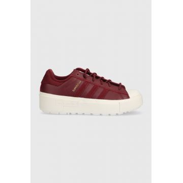 adidas Originals sneakers SUPERSTAR BONEGA X SHARED culoarea bordo