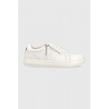 Geox sneakers D LEELU culoarea alb, D35FFE 085NF C0007