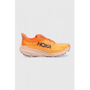 Hoka One One pantofi de alergat Challenger ATR 7 culoarea portocaliu