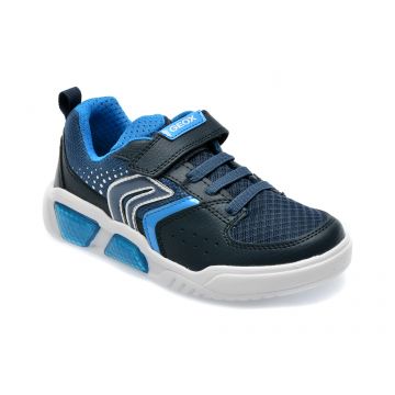 Pantofi GEOX bleumarin, J35GVA, din piele ecologica