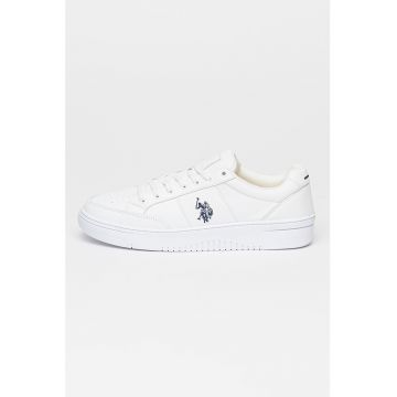 Pantofi sport de piele cu logo brodat Vasily Pantofi sport de piele cu logo brodat Vasily