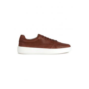 Pantofi sport low-cut de piele