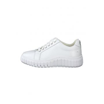 Pantofi sport low-top din piele cu talpa texturata