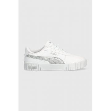 Puma sneakers Carina 2.0 Space Metallics culoarea alb