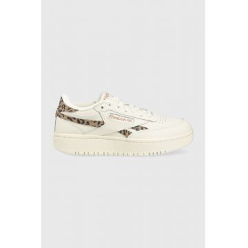Reebok Classic sneakers din piele Club C Double Reven culoarea alb
