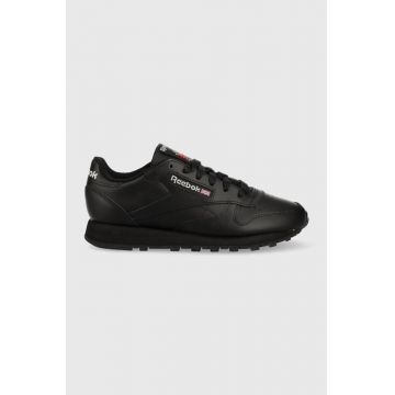 Reebok sneakers din piele CLASSIC LEATHER culoarea negru, GY0960 GY0960-CBLAC/PUGR