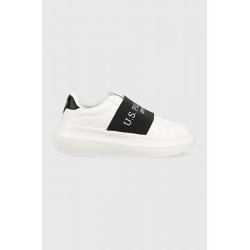 U.S. Polo Assn. sneakers pentru copii culoarea alb