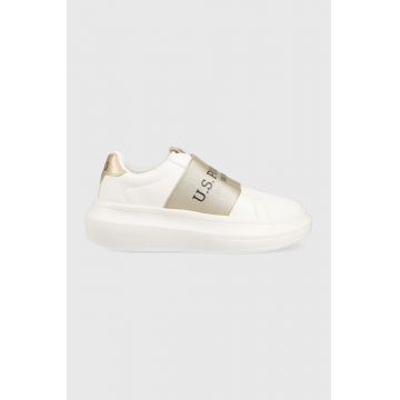 U.S. Polo Assn. sneakers pentru copii culoarea auriu