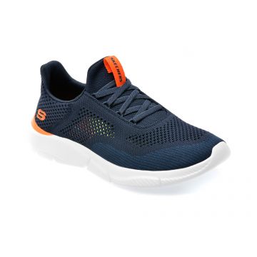 Pantofi SKECHERS bleumarin, INGRAM, din material textil